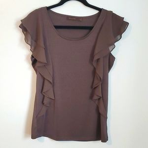 Flutter sleeve blouse